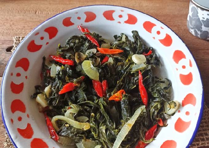 Resep Tumis Daun Singkong Oleh Presella Cookpad