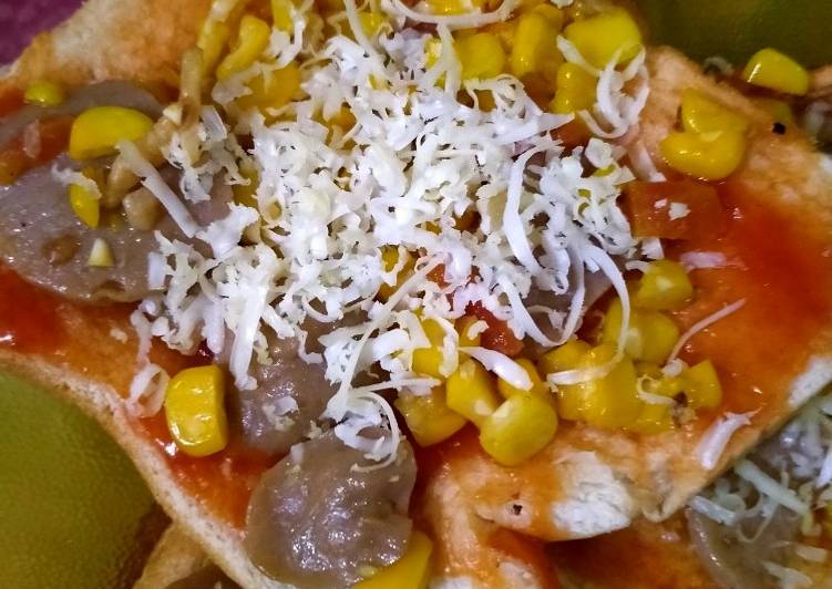 Pizza roti tawar