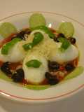 Huevos duros combinados