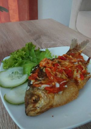 Foto resep Mujaer sambal mangga muda