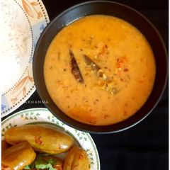 A picture of Bhuna Moong Dal.