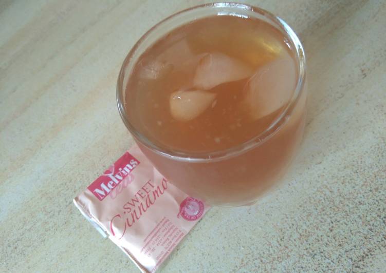 Simple Way to Prepare Homemade Cinnamon iced tea #Authormarathon