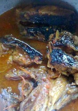 A picture of Fish stew/ Nile perch stew.