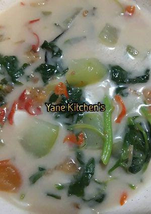 Foto resep Bobor Labu Siam dan Bayam