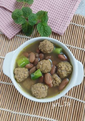 Foto resep 16. Sayur Kacang Merah Bola Daging