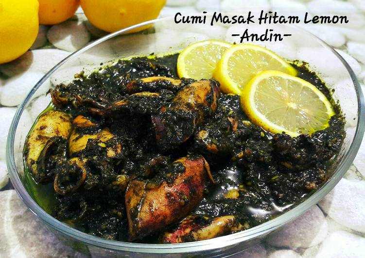 Resep Cumi Masak Hitam Lemon oleh Andin's Kitchen - Cookpad