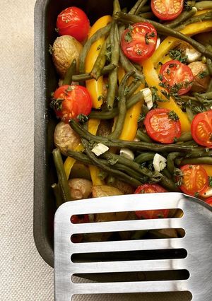 Une photo de Légumes grillés au four