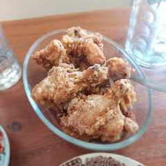 A picture of Korean fried chicken ala victoragustino.