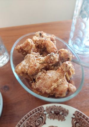 Foto resep Korean fried chicken ala victoragustino