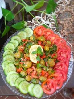 صورة لوصفة صلطه زيتون 🌿🍋🌿🍋