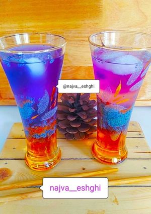 عکسی از دستور شربت کهکشانی💜🤗
