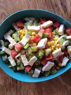 Una foto de Ensalada de fruta y vinagreta