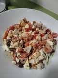 Ensalada de tomate y vinagreta de mostaza