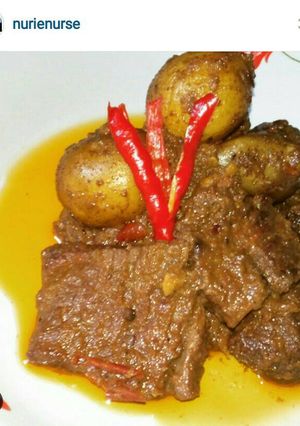 Foto resep Rendang sapi basah