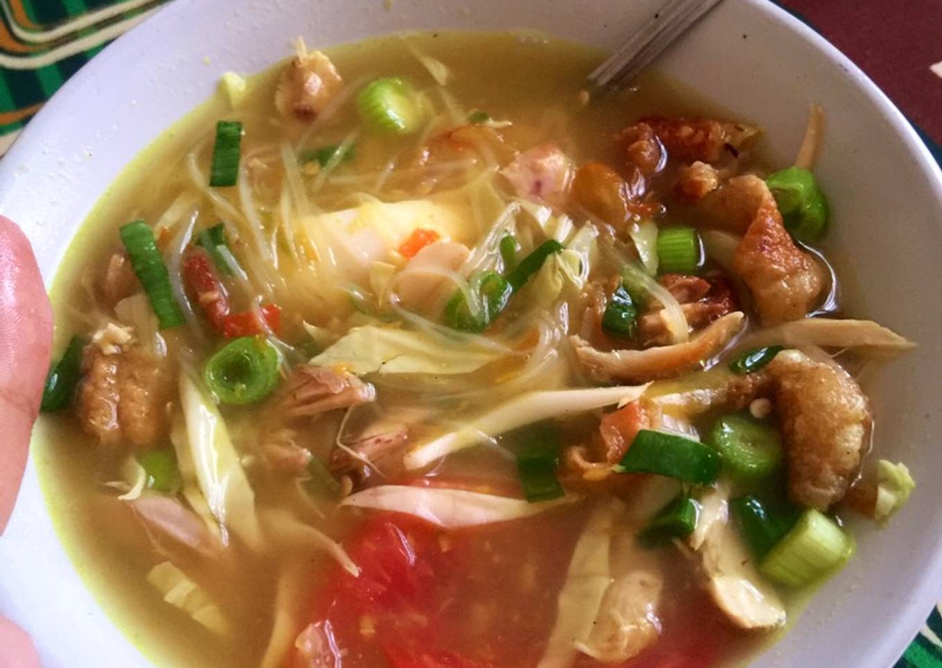 Soto ayam kuah bening simple