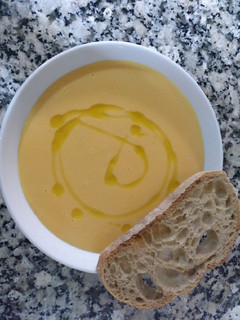 Una foto de Puré de calabaza
