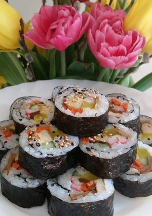 Zdjęcie przepisu Kimbap.