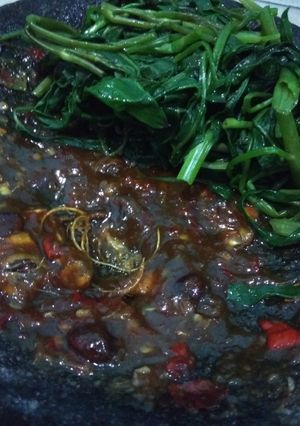 Foto resep Kangkung sambal asam