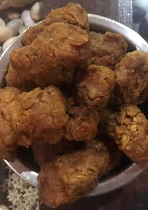A picture of Chicken Popcorn.