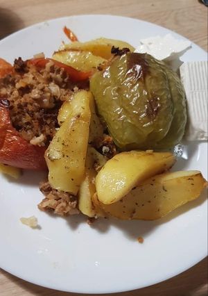 Φωτογραφία της συνταγής Γεμιστά με κιμά και ρύζι