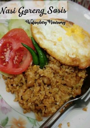 Foto resep Nasi Goreng Sosis Simple