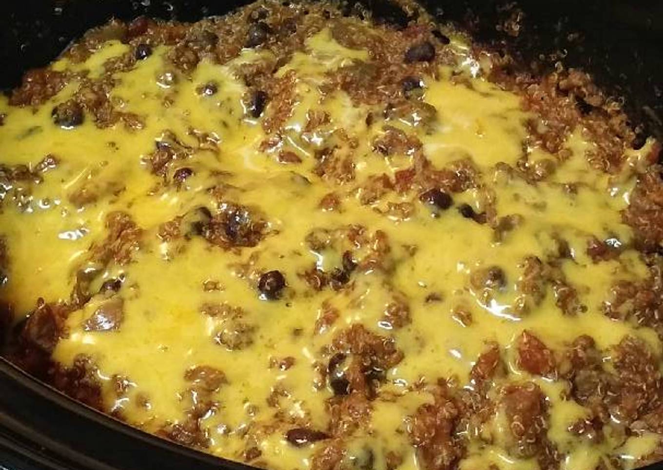 Quinoa Enchilada Casserole - Slow Cooker