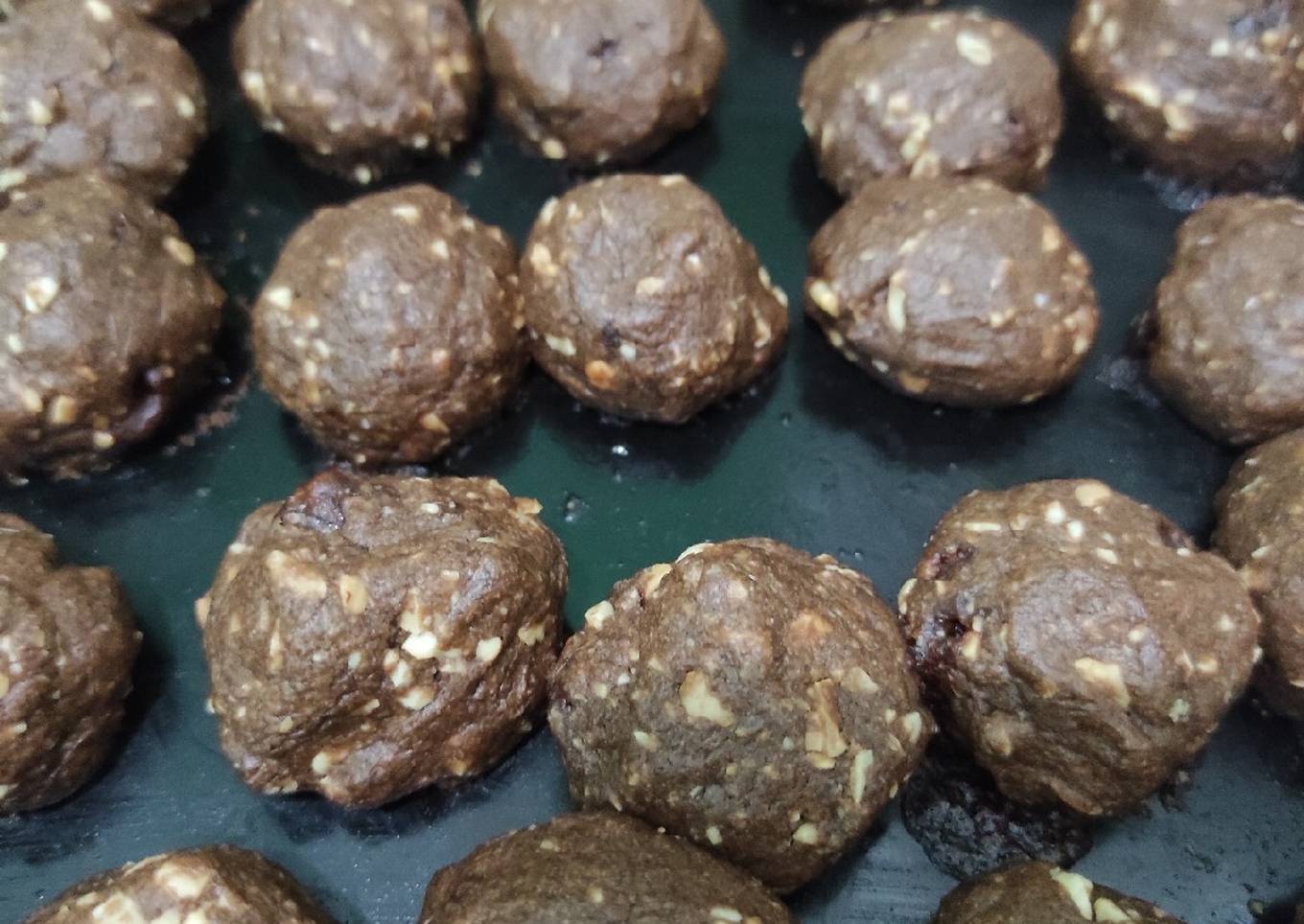 Kue kering coklat kacang tanpa telur