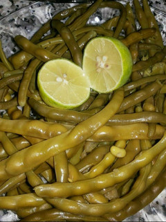 عکسی از دستور ترشی لوبیا سبز