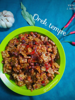 Foto resep Orek Tempe kacang tanah