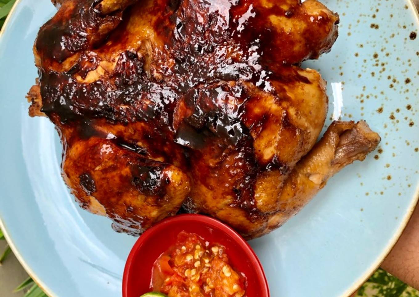Ayam bakar kecap (teflon)