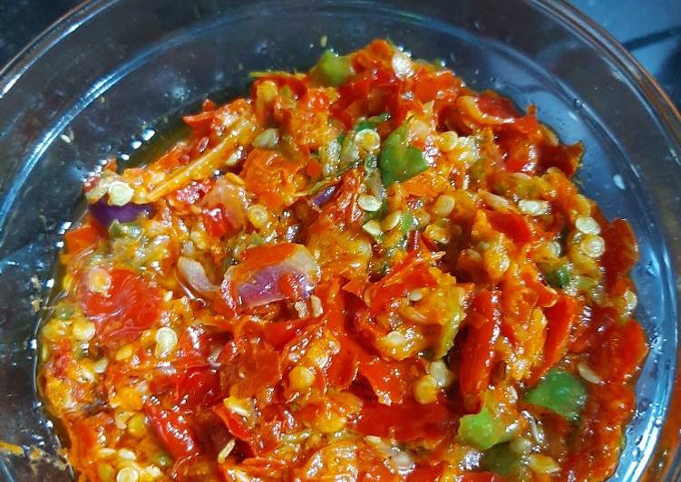 Resep Sambal bawang, Bisa Manjain Lidah