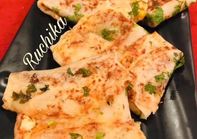 Recipe of Ultimate Sooji crepe sandwiches