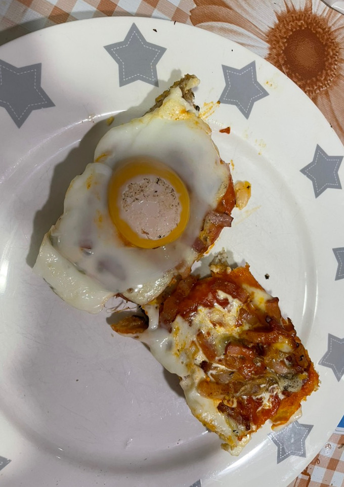 Una foto de Sándwich pizza