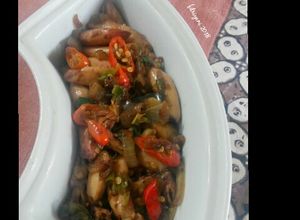 Foto resep Tumis Cumi Asin #SeninSemangat