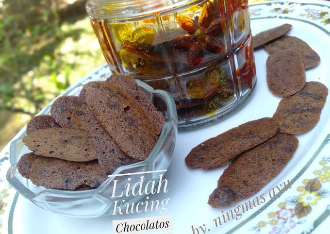 Cara Memasak Resep Lidah Kucing Coklat (chocolatos)