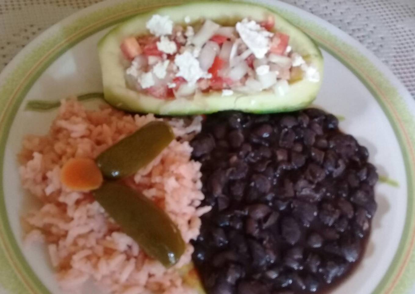 Calabacitas rellenas 💚🍴