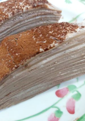 Foto resep Mille crepes simpel