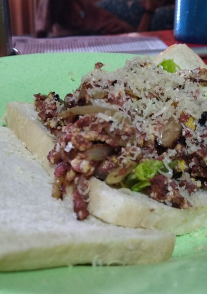 Foto resep Sandwich kornet tahu