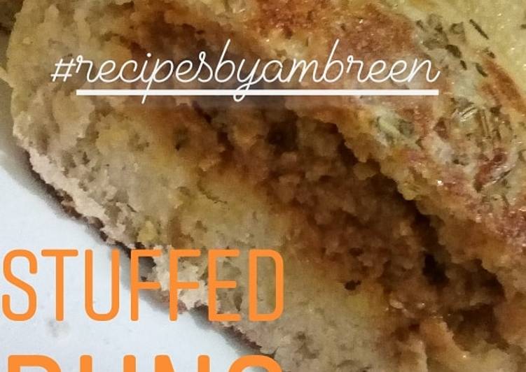 Recipe of Quick Qeema Stuffed Buns