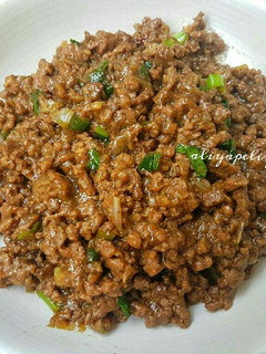 Foto resep ISIAN daging sapi cincang buat roti goreng