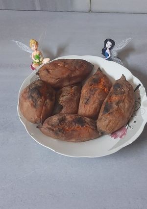 صورة لوصفة بطاطا حلوة بالفرن