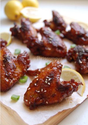 Foto resep Honey sesame Chicken Wings