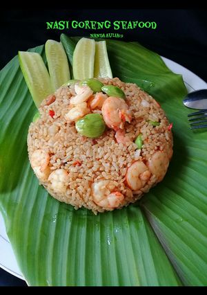 Foto resep Nasi goreng seafood