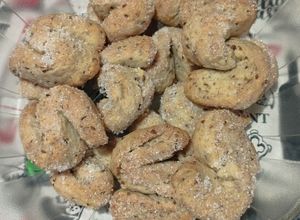 Una foto de Biscotti alle anice senza uova (galletitas de anís sin huevos)