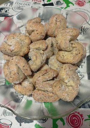 Una foto de Biscotti alle anice senza uova (galletitas de anís sin huevos)