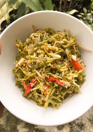 Foto resep Tumis Bunga Pepaya Teri Medan
