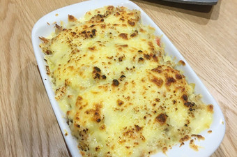 Cara Memasak Salmon Baked Rice / Mentai Rice Yang Enak