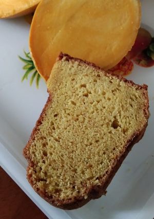 A picture of Mango cake.