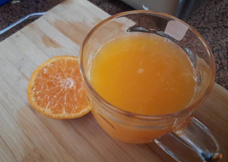 Simple Way to Make Super Quick Homemade Fresh orange juice