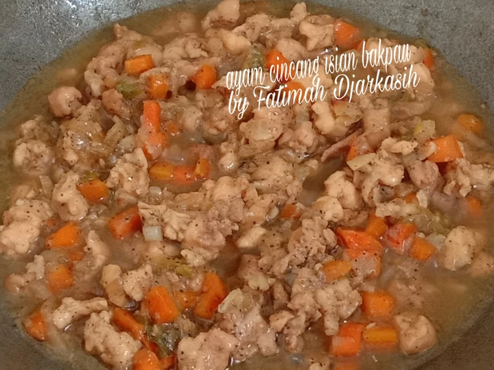 Cara Mudah Membuat Resep Ayam Cincang Isian Bakpau yang Enak Banget Anti Ribet, Lezat